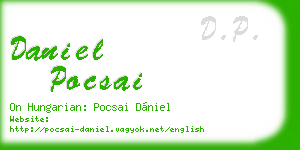 daniel pocsai business card